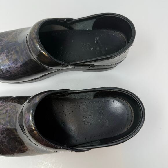 Dansko Professional Clogs Women's 37 Lightning Black Nursing Shoe - Picture 11 of 16